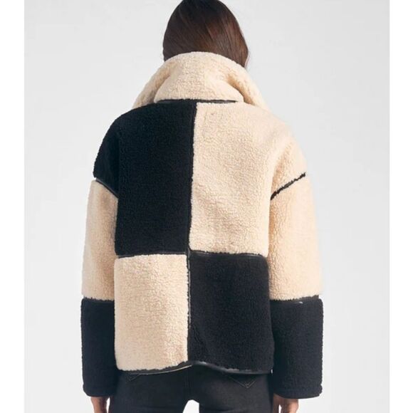 NWT Elan Storm Colorblock Sherpa Jacket - Picture 2 of 10